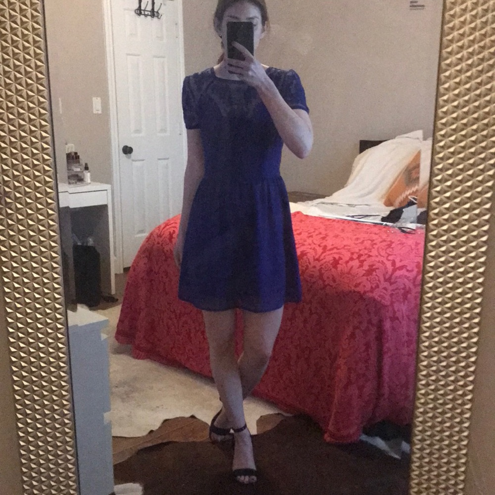 Urban outfitters dress w/ lace embroidered detail